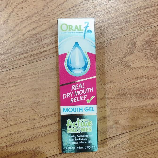oral 7 real dry mouth relief mouth gel 40 ml ---TERBARU---