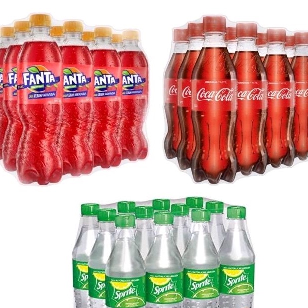 

SPRIT/FANTA/COCA-COLA 390ml ISI 12 MURAH!!