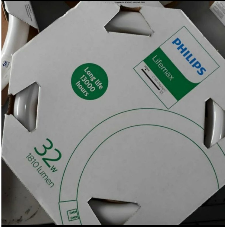 Lampu TLE 32W Philips TL Neon Ring 32 Watt Bulat Bundar 32W Putih Philips