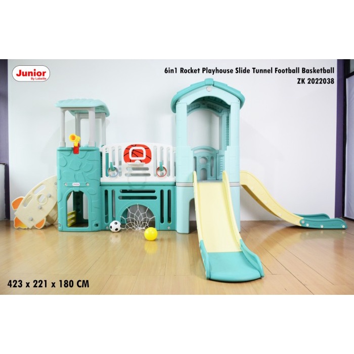 Outdoor Club House Climber Zk001-1 Junior Mainan Perosotan Dan Rumah-Rumahan