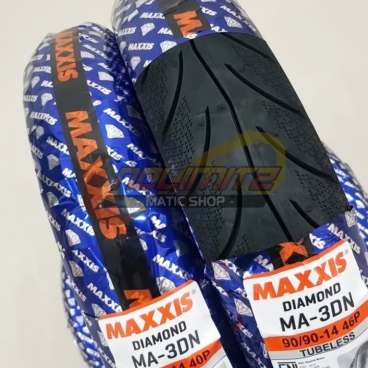 Ban Maxxis Tubeless MA-3DN Diamond 80/90 - 14 &amp; 90/90 - 14 Vario Beat Mio Scoopy