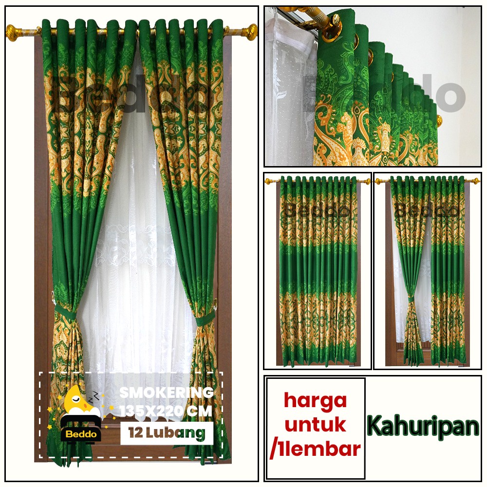 PROMO  MURAH BEST SELLER GORDEN PINTU DAN JENDELA// SMOKRING MOTIF BUNGA SULTAN (ring12)