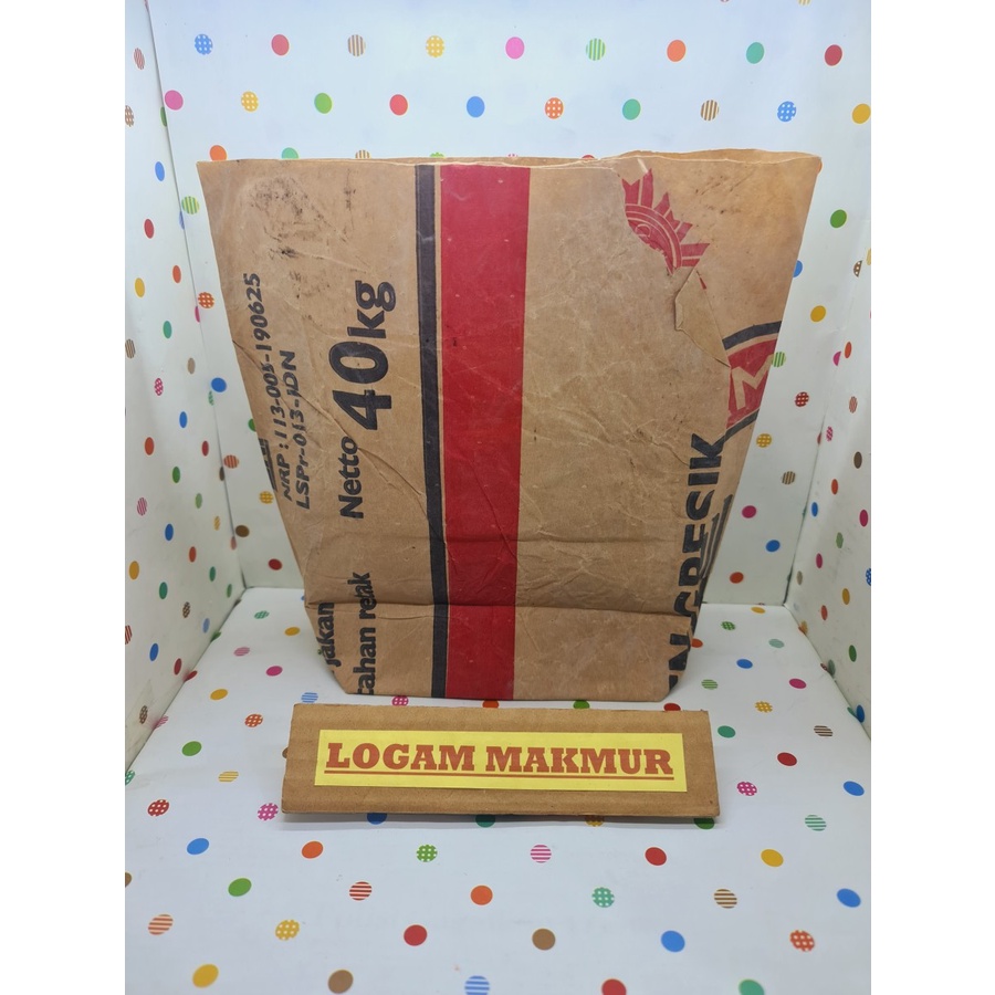 1 PC - KANTONG KERTAS DARI ZAK SEMEN UNTUK BUNGKUS PAKU, BERAS, JAGUNG