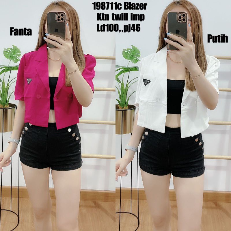 198711c Blazer ktn twill imp