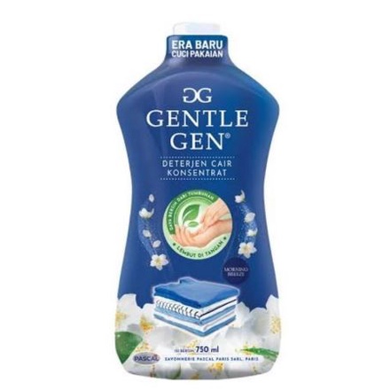gentle gen deterjen cair morning breeze 750ml