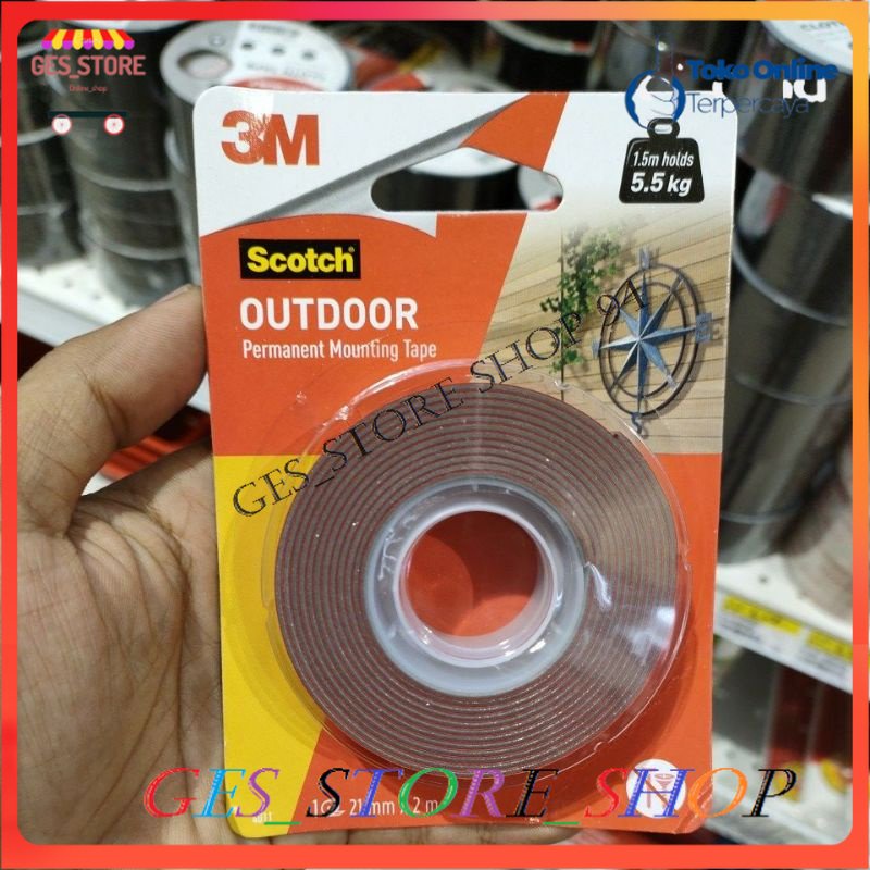 

3M Mounting Tape Outdoor 2 x 200 cm Max 5 Kg 3M Double tape