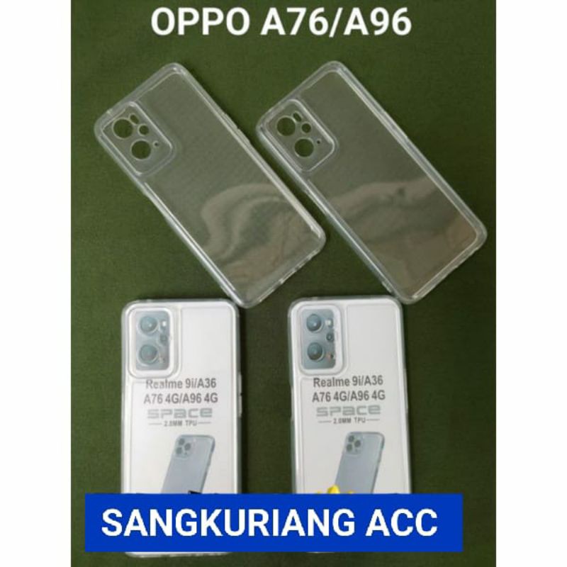 Softcase Slicon Bening Transparan  OPPO A96/A76