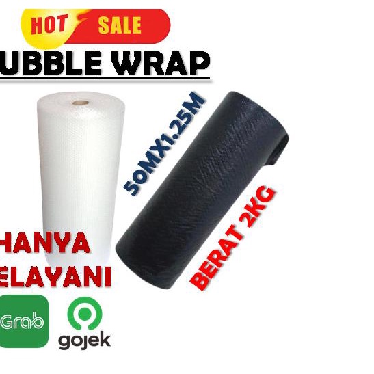 

BUBBLE WRAP PUTIH / BUBLE WRAP BENING 2KG 1.25MX50M