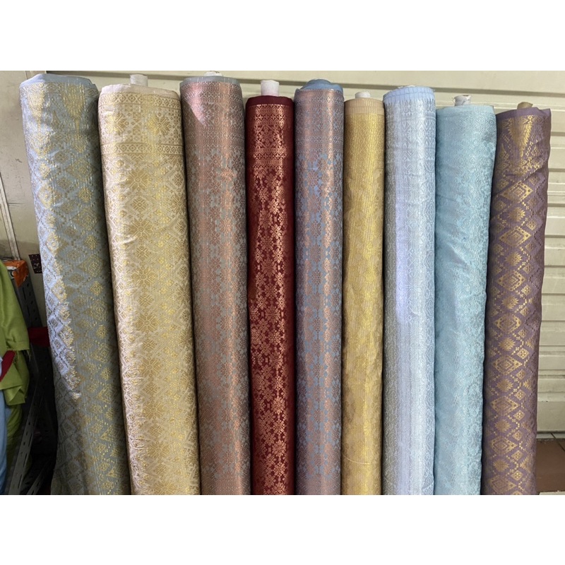 Bahan songket / songket tenun semi palembang