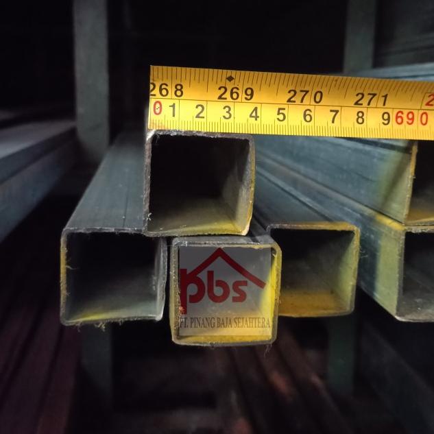 Hollow Besi / Holo HITAM 40x40 BC (35x35) (1mm 1.2mm 1.4mm 1.6mm 1.8) - 1.0 mm