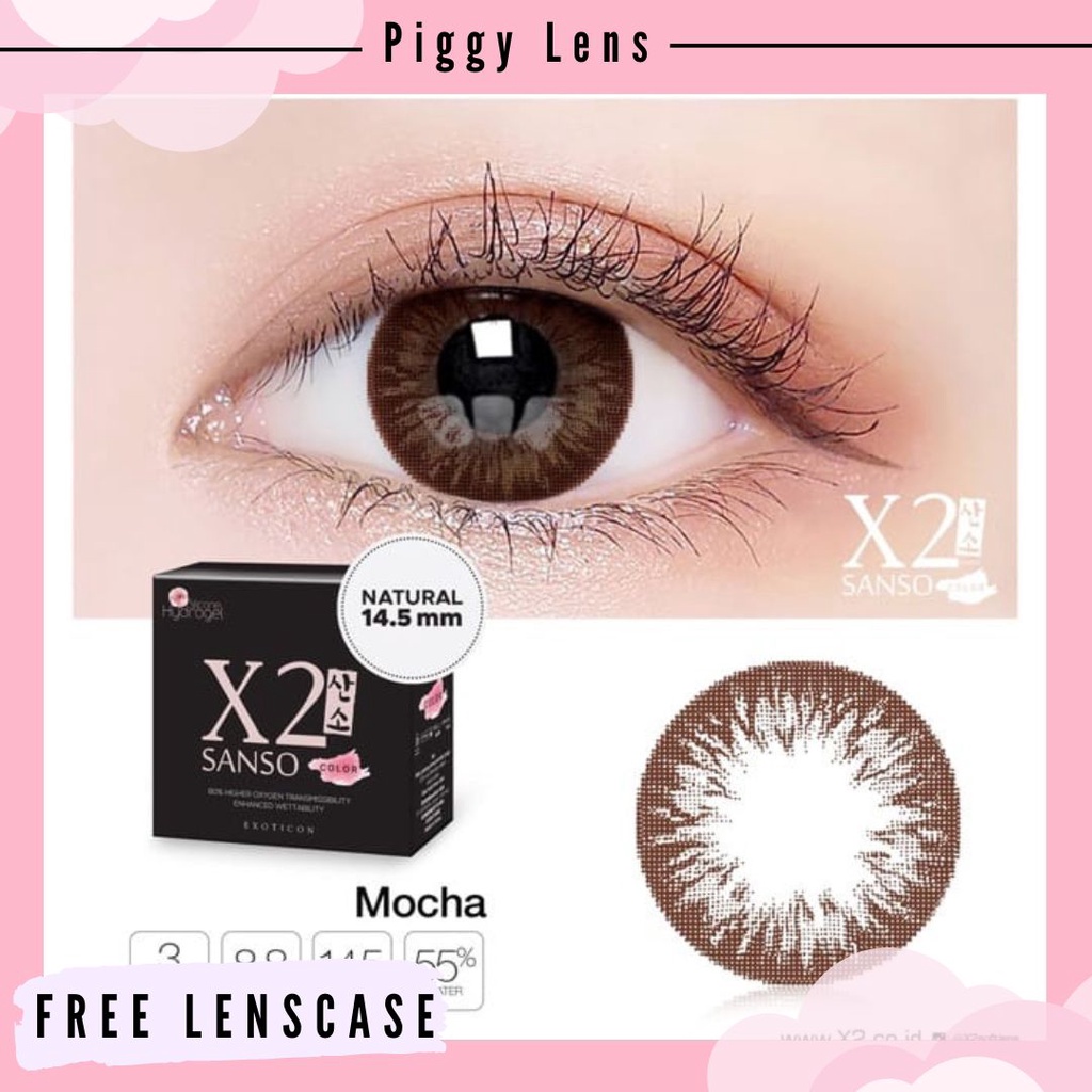 SOFTLENS X2 SANSO BLACK MINUS 4.50 SD 6.00