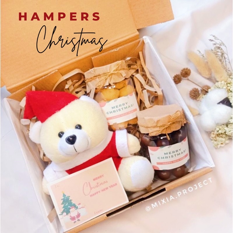 

Hampers Natal Boneka/ Giftbox Natal/ Hampers Kue/Hampers Christmas