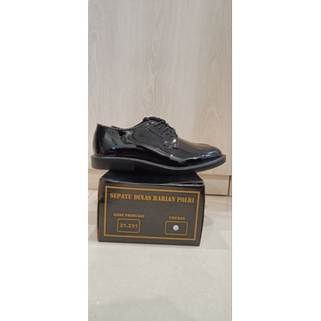Sepatu Dinas Harian Polri Original. size 46