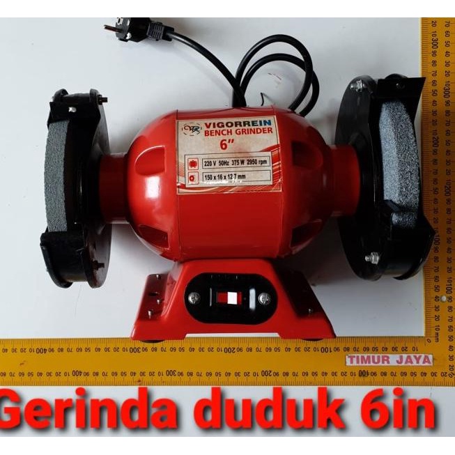 BENZ 6 Inch Mesin Gerinda Gurinda Duduk Bench Grinder nankai
