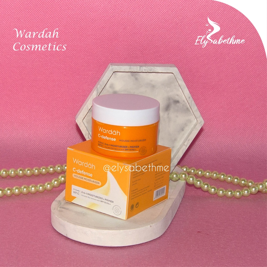 ✿ELYSABETHME✿ 🅆 🄰 🅁 🄳 🄰 🄷 Wardah C Defense Series | Creamy wash Moisturizer Face mist Serum Dd cream whip