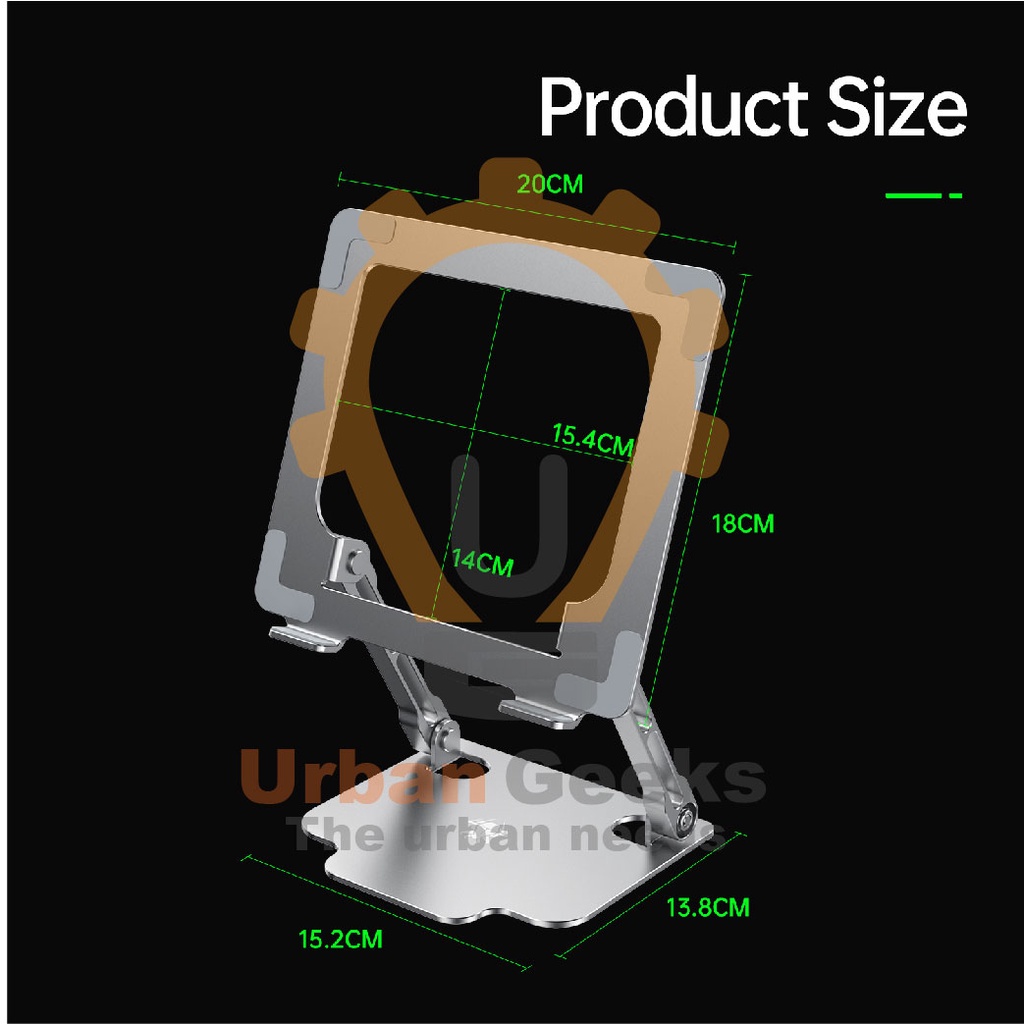 Tablet Holder Gaming Stand Folding Bracket Plextone GP100