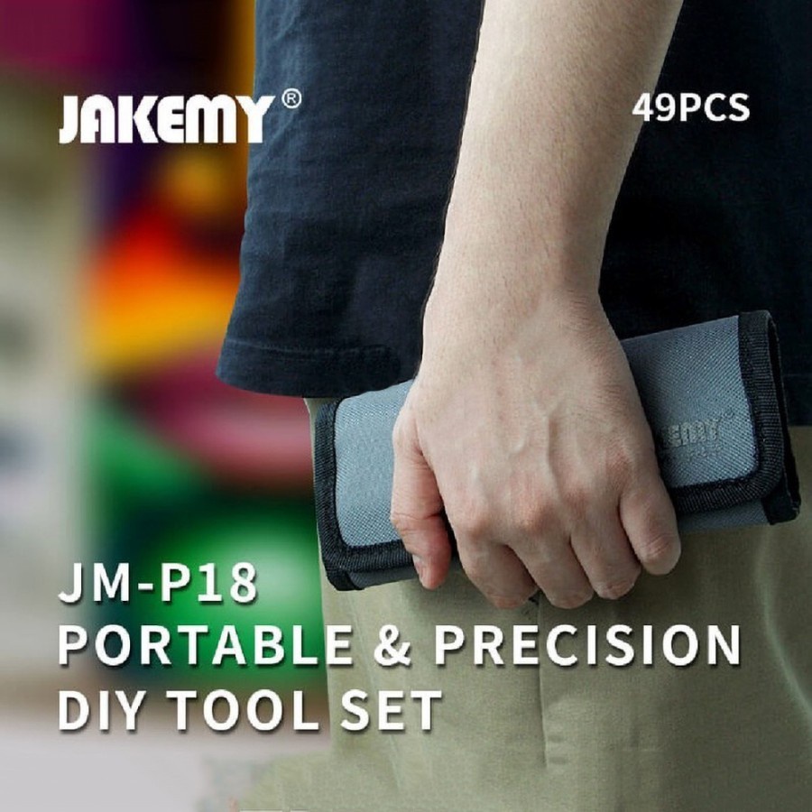 Jakemy JM-P18 49 in 1 Obeng Set Portable &amp; Precision DIY Screwdriver