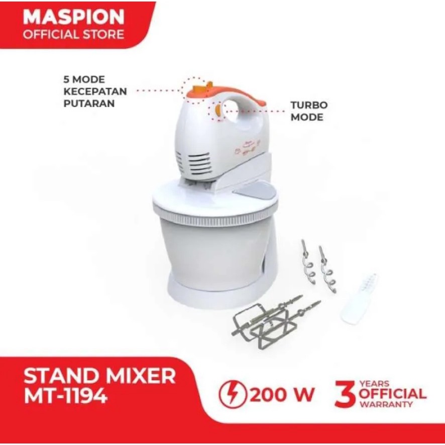 Stand / Hand Mixer Maspion MT-1194 / MT1194 / MT 1194