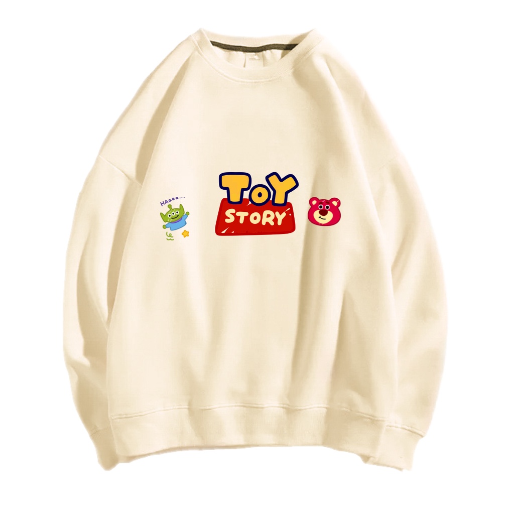 TOY STORY SWEATER SWITER CREWNECK PRIA WANITA OVERSIZE Size M-XXL ANAIRA