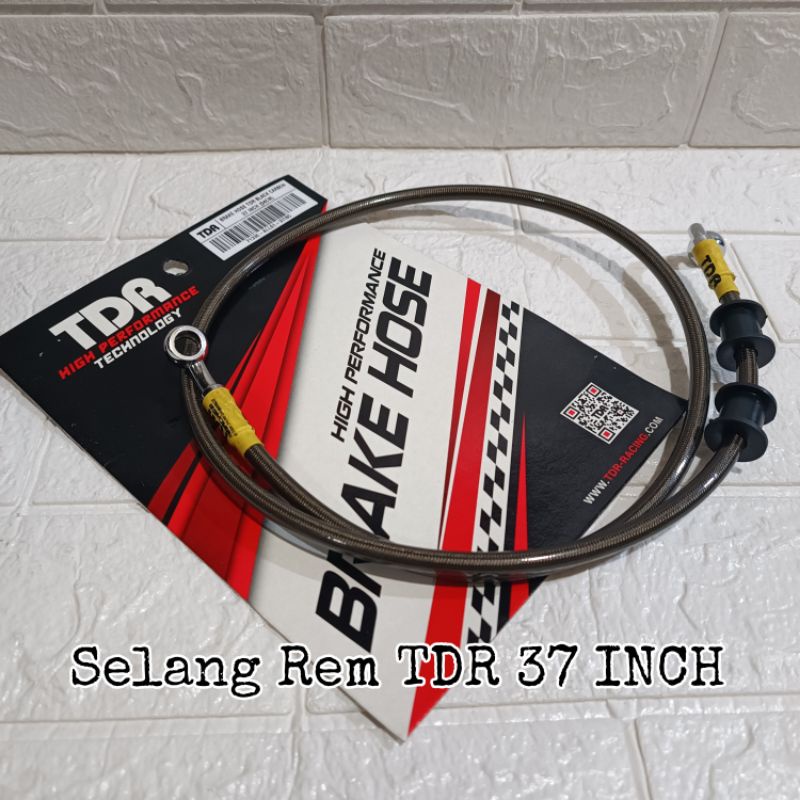 Promo Selang Rem Tdr 37 Inch Universal - Selang Rem Depan Motor Aerox Vario 125 Vario 150 Beat Mio