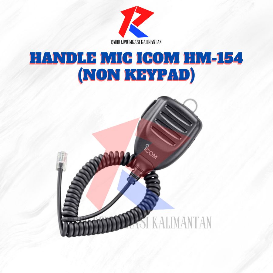 HANDLE MIC ICOM HM 154 (NON KEYPAD)