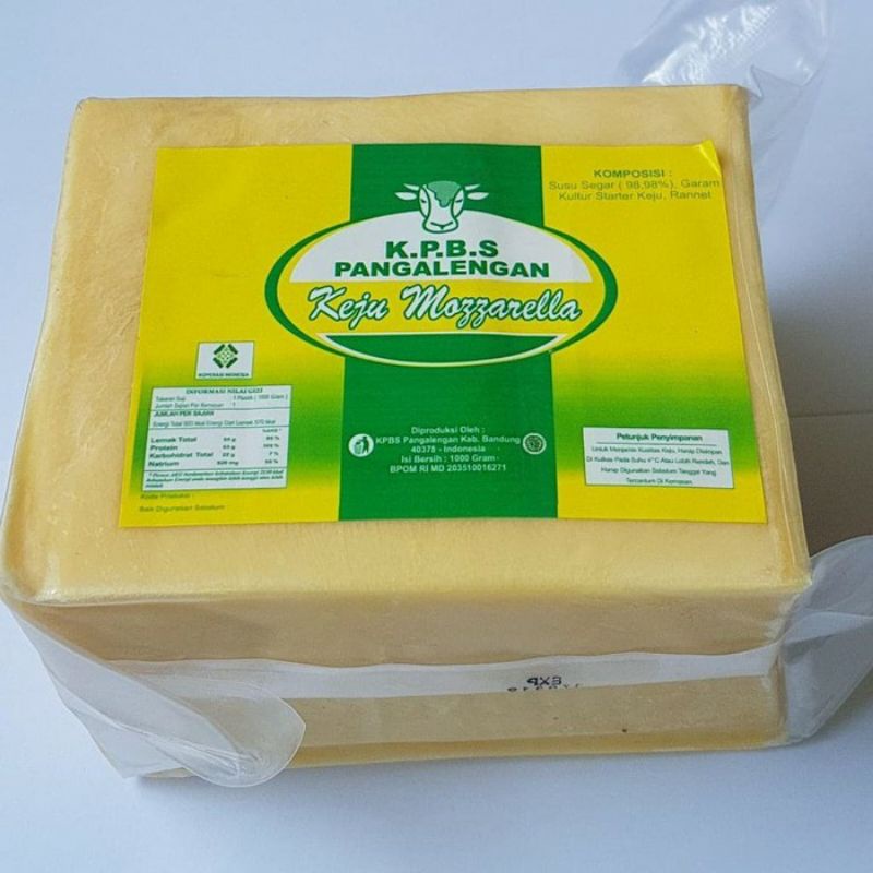 

Keju Mozarella KPBS Pangalengan 1kg