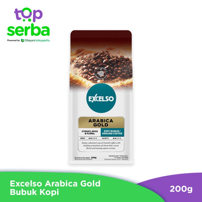 

EXCELSO ARABICA GOLD BUBUK KOPI 200 G