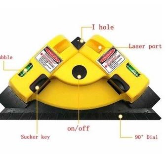 Laser Siku Sudut Leveling 90 Derajat Laser Alat Ukur Sudut 90 LV 01