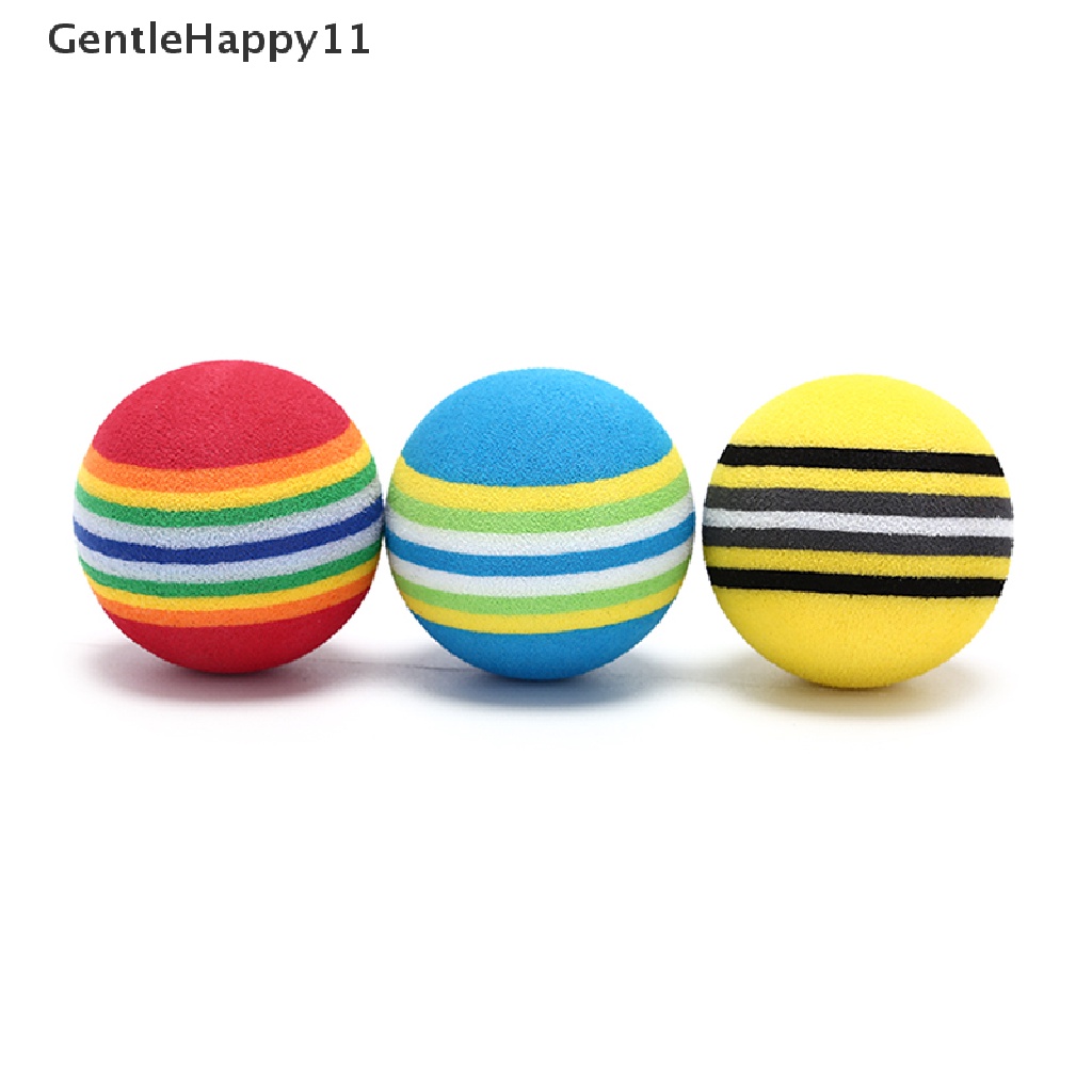 Gentlehappy 10Pcs Rain Stripe foam Sponge Bola Golf Alat Bantu Latihan Latihan Ayun id