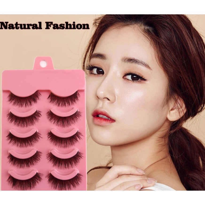 Bulu Mata Palsu Cetar / Fake Eyelash ( Isi 5 Pasang ) Random