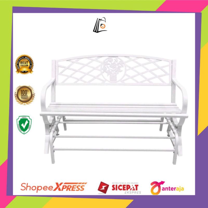 Kursi Goyang/Kursi Ayun/Kursi Taman/Kursi Besi/Kursi Taman Murah/Kursi Outdoor/Kursi