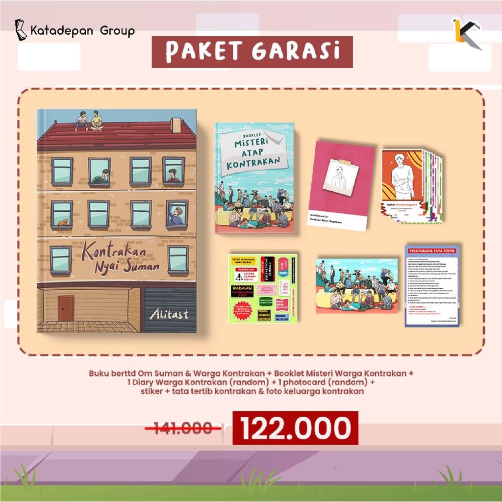 Jual Novel Kontrakan Nyai Suman Karya Alitast | Shopee Indonesia