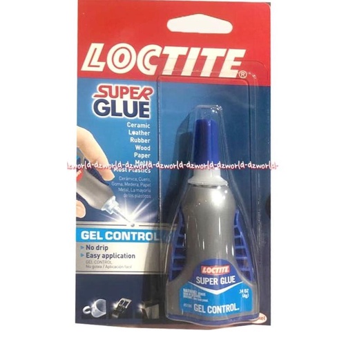 

Loctite Super Glue Gel Control Lem Serbaguna Perekat Multifungsi 4gr