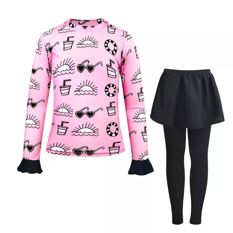 [LOGU] Baju renang anak perempuan, Baju renang setelan anak perempuan, baju renang celana rok