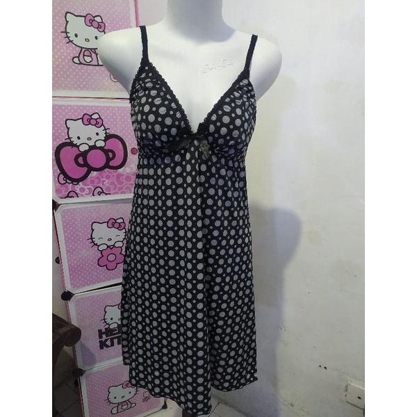 PRELOVED LINGERIE WANITA - LINGERIE POLKA - LINGERIE BUNGA - BAJU DINAS MALAM - BAJU H4R4M