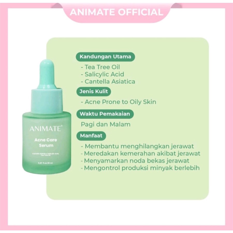 FACE SERUM ANIMATE 20ml