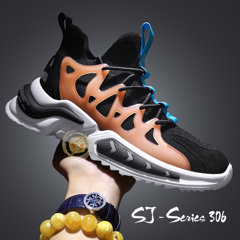 [JWALK] Sepatu Sneakers Pria Trendy dan Nyaman Buat Running Kualitas Import Premium - 306