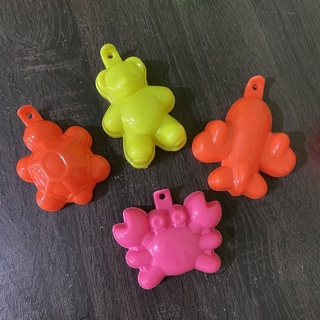 Cetakan Makanan Karakter Boneka Kura Kura Kepiting Pesawat 12 PCS / Loyang Agar Agar Jelly Puding