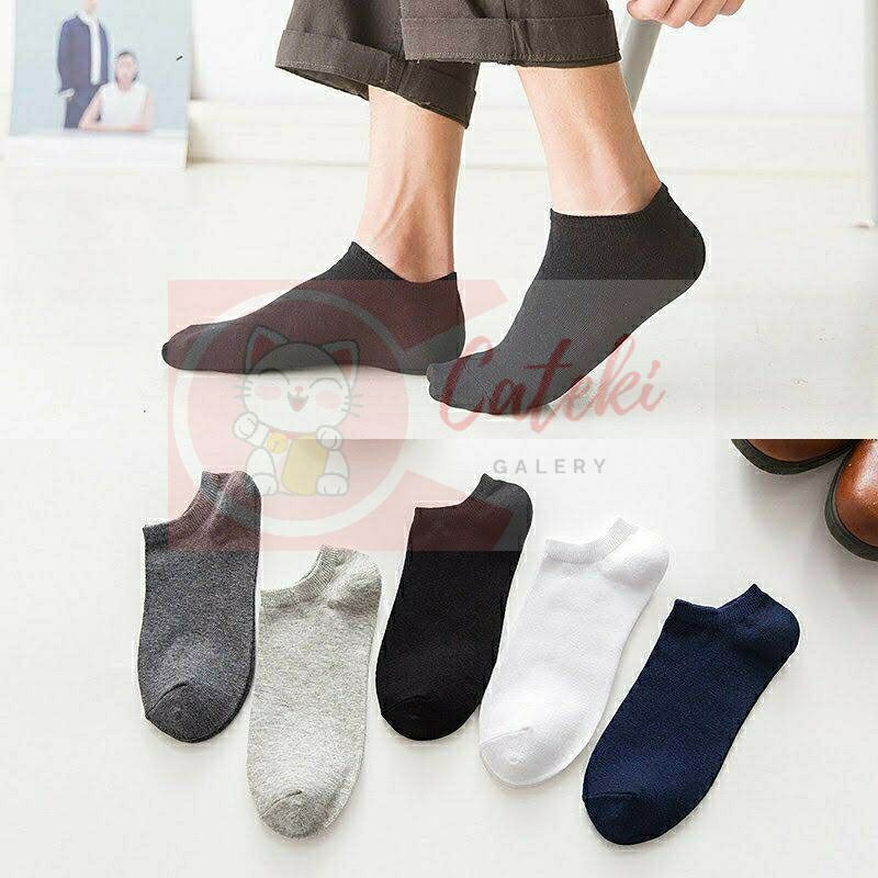 [CTK] PROMO Kaos Kaki Pendek Motif Polos Kaos Kaki Fashion Semata Kaki Ankle Sock PROMO