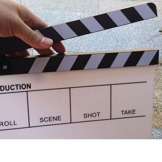 

Profesional Clapper Board Colorful Acrylic - White