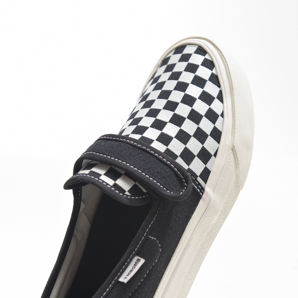 SEPATU TIMEBOMB VULCANIZED | SLIP ON VLCRO CHECKERBARD