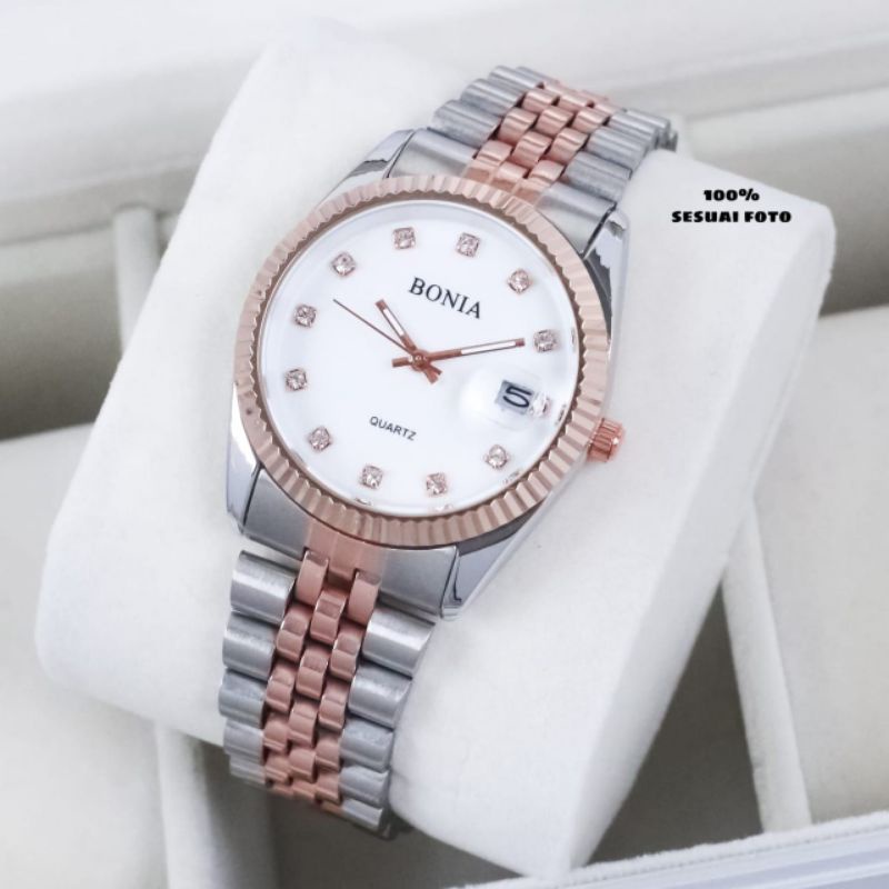 Jam Tangan Wanita Rantai / Jam Tangan Bonia Premium