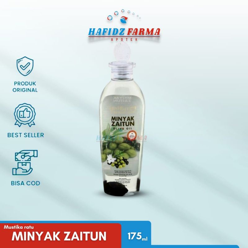 MINYAK ZAITUN MUSTIKA RATU 175ML/Minyak Zaitun Sebagai Pembersih Wajah/ Pijat Wajah dengan Minyak Za