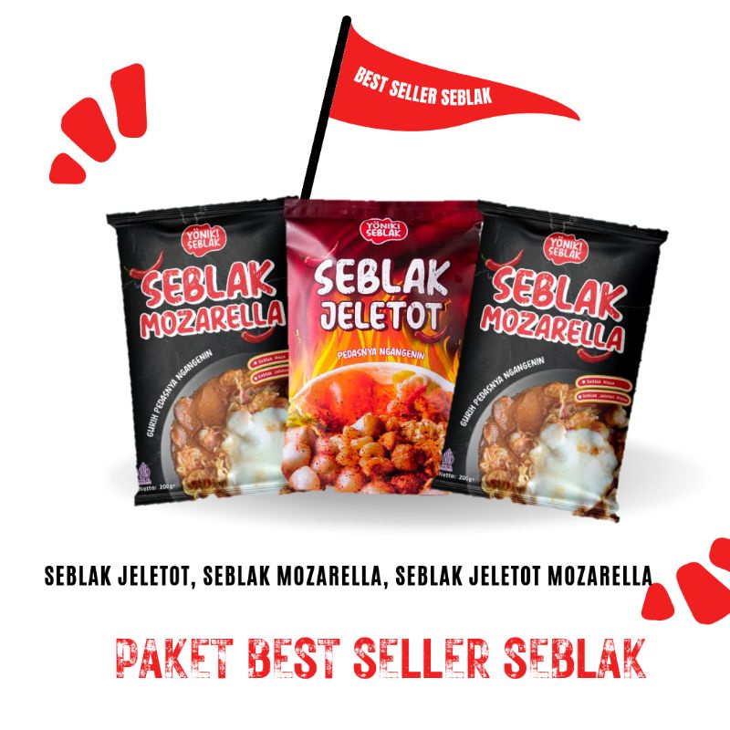 

Paket Best Seller Seblak (Seblak Jeletot, Seblak Jeletot Mozarella, Seblak Moza)