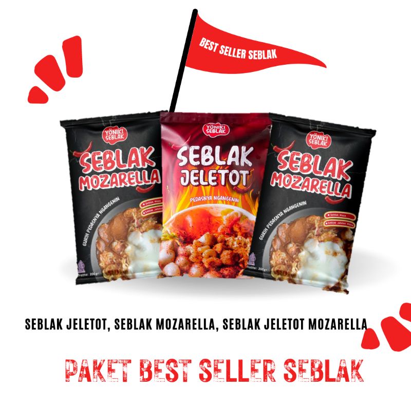 Jual Paket Best Seller Seblak Seblak Jeletot Seblak Jeletot Mozarella