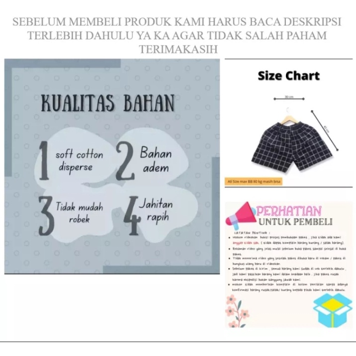 CELANA TARTAN PENDEK TERBARU KASUAL MODEL KOTAK DISTRO BAHAN TEBAL