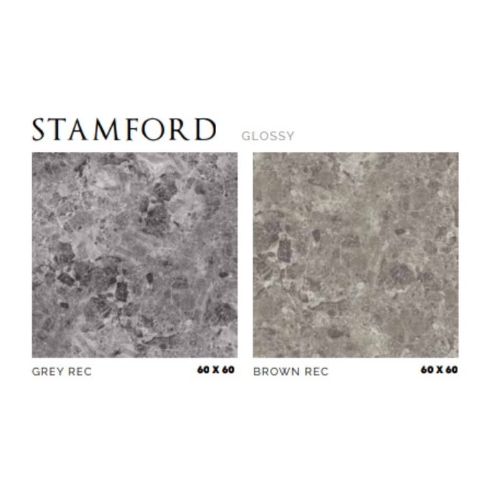 PLATINUM KERAMIK STAMFORD GREY REC 60X60 GRADE A