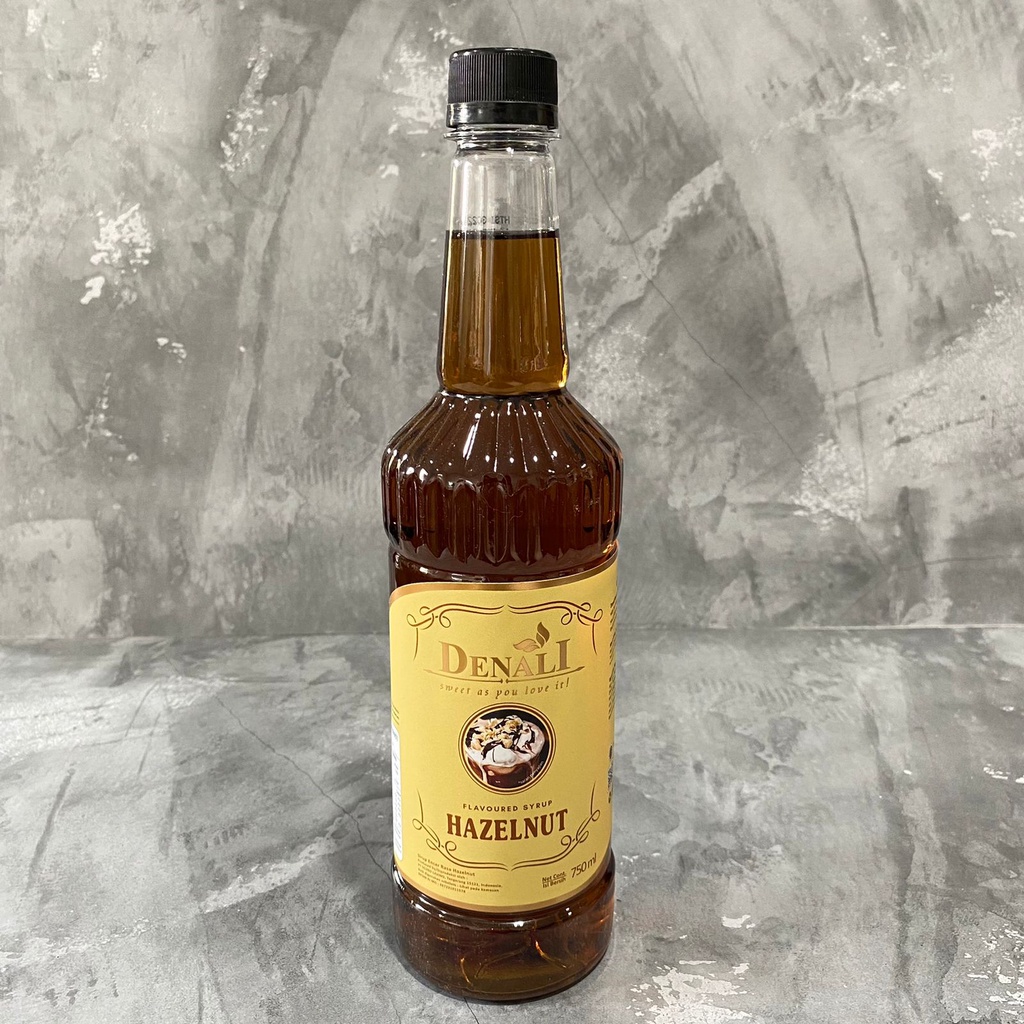 Jual Denali Syrup Hazelnut 750ml Sirup Rasa Kacang Hazel Shopee