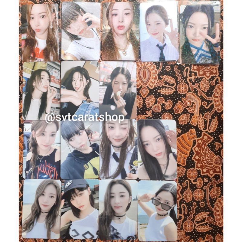 (OFFICIAL) (READY STOCK) LE SSERAFIM ANTIFRAGILE WEVERSE ALBUM PHOTOCARD OFFICIAL & KTOWN GLITTER PO