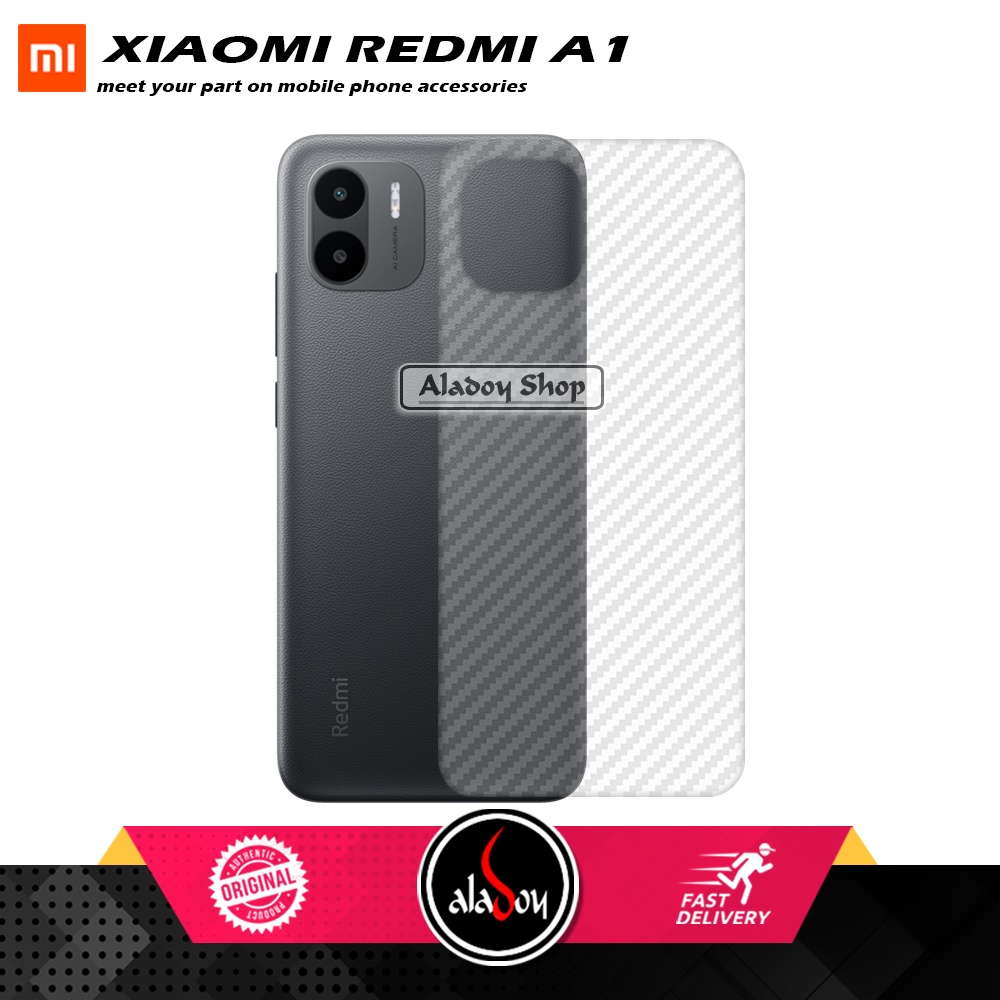 Case Xiaomi Redmi A1 Armor Fusion Transparent Casing Free Skin Carbon 3D